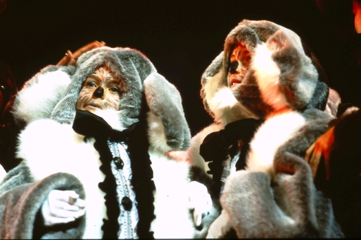 Two children dressed as koalas??