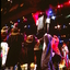 Dancers on the stage of the Sidney Myer Music Bowl