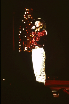 Jo Beth Taylor singing on stage