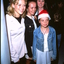 Jo Beth Taylor poses for a photograph with fans backstage