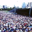 Crowds at Sidney Myer Music Bowl