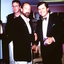 Ray Martin shaking hands with bearded man