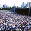 Crowds at Sidney Myer Music Bowl