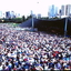 Crowds at Sidney Myer Music Bowl