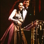 Marina Prior and Ray Martin on stage