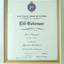 White paper with crest and black writing - Phyllis Crook