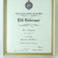 White paper with crest and black writing - Alan J Murphy