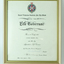 White paper with crest and black writing - Stanley Marsden