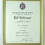 White paper with crest and black writing - Phyllis Marsden