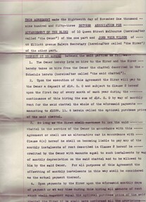 Text, Hire-purchase agreement between Association and J. W. Wilson, November 18, 1953