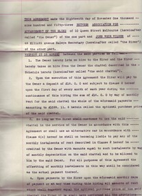 Legal agreement between the AAFB and John Wilson
