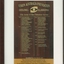 Wooden boards inscribed with names of volunteers.