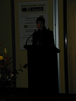 Caroline Baum was the host of the evening