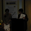 Agnes Nieuwenhuizen presenting YA Book of the Year award to Irini Savvides, auhor of Willow Tree and Olive