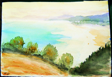 Painting in 2001 VA Foundation Calendar