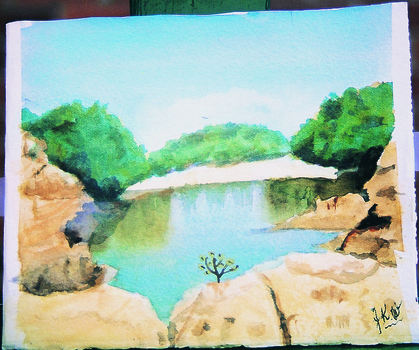Painting in 2001 VA Foundation Calendar