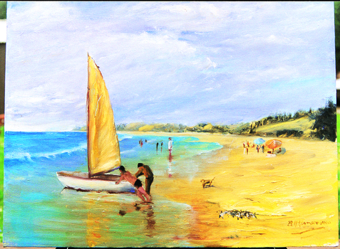 Painting in 2001 VA Foundation Calendar