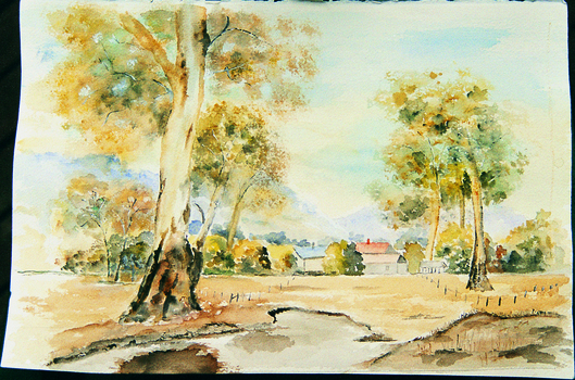 Painting in 2001 VA Foundation Calendar