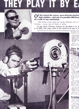 Newspaper article about RVIB Rifle Club