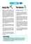 White paper with coloured writing and illustrations