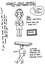 White paper with black writing and illustrations