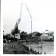 Pouring of concrete base for building extension