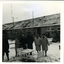 Kelaston residents braving the snow in the courtyard
