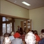Older male speaking at the podium
