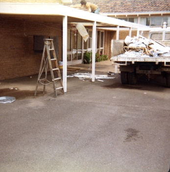 Construction work undertaken to prepare building and ground for extensions