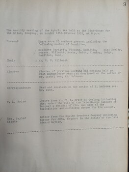 Minutes of AAB Quarterly committee meeting
