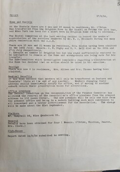 AAB Monthly committee meeting minutes