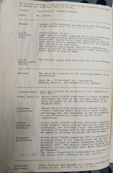 AAB Monthly committee meeting minutes