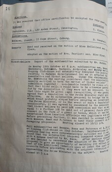 Minutes of the AAB monthly committee meeting