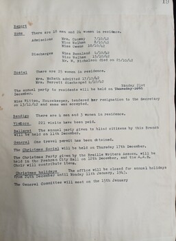 Minutes of the AAB monthly committee meeting