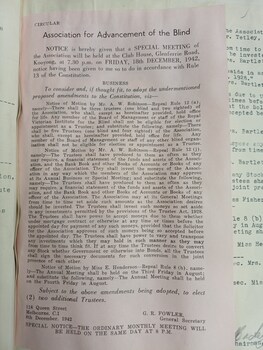 Minutes of the AAB monthly committee meeting