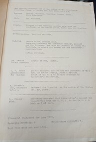 Minutes from the July 6 1928 meeting