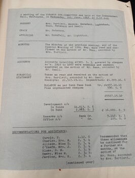 Minutes from the June 9, 1948 meeting