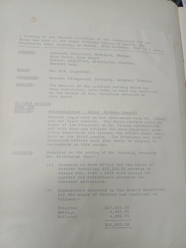 Minutes from the November 27, 1967 meeting