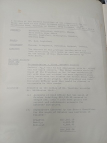 Minutes from the November 27, 1967 meeting