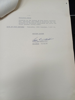 Minutes from the November 27, 1967 meeting