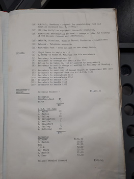 Minutes of RPH Directors meeting 1981