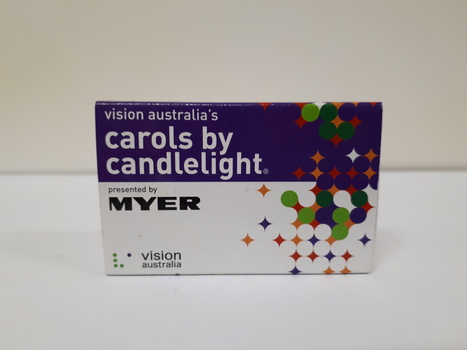Purple and white box with multi coloured stars