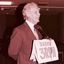 Arthur Wilkins speaking at John Wicking's farewell
