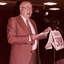 John Wilson speaking at John Wicking's farewell