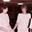 Two women addressing the audience