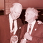John Wicking and Arthur Wilkins at the farewell