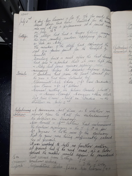 Minutes of the Braille Entertainment Committee July 2nd, 1940