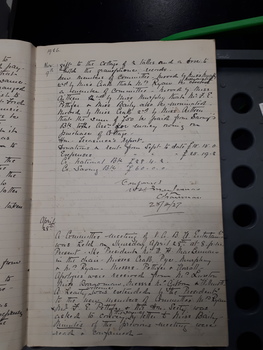 Minutes of the Braille Entertainment Committee November 9th, 1926