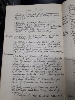 Minutes of the Braille Entertainment Committee March 7th, 1940