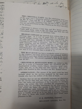Report of the Entertainment Committee for the year 1935-1936